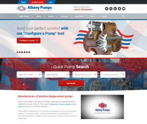 Albany Pumps Online Configurator