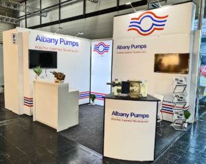 Albany Pumps stand at Interschutz