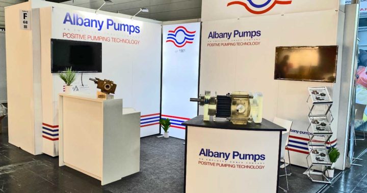 Albany Pumps stand at Interschutz