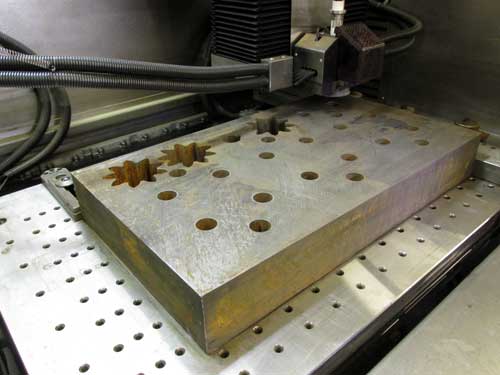 EDM Machine gear cutting