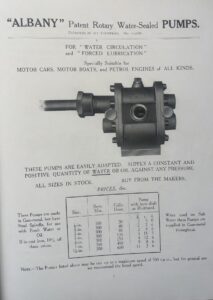 albany pump patent rotary water sealed