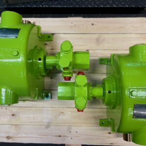 Twin foam concentrate pumps